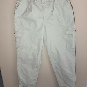 Vans Cream Cargo Pants Relaxed Fit